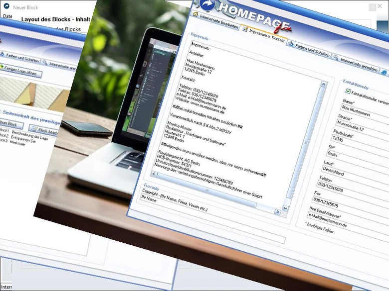 Homepage Software für Anfänger