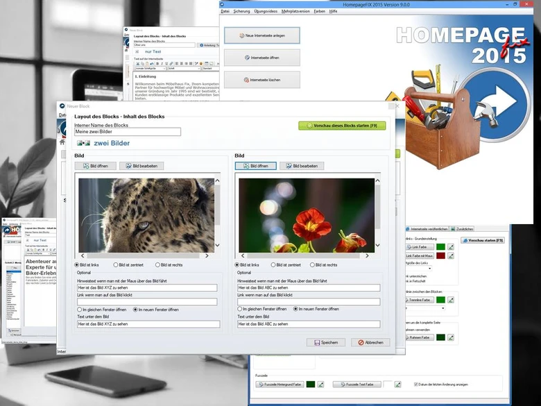Homepage Software für Handwerker