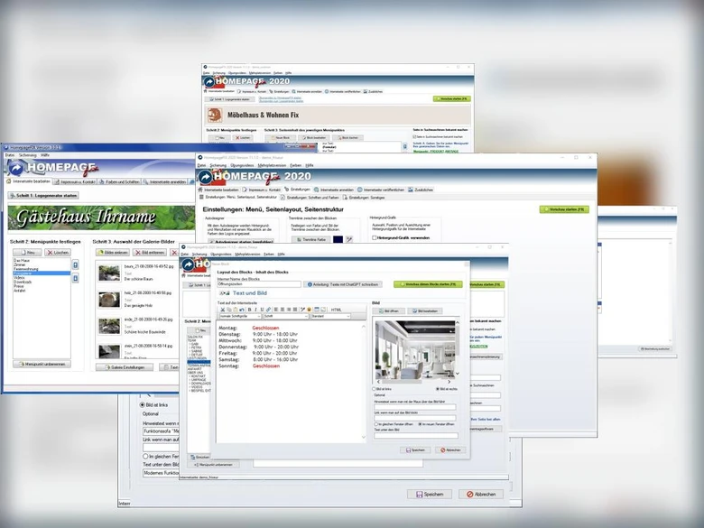 Homepage Software für Psychotherapie