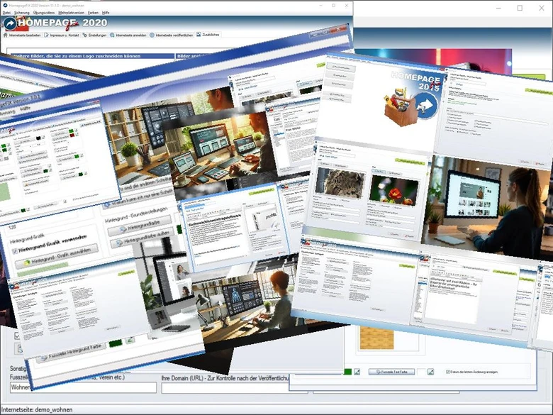 Homepage Software für Unternehmen